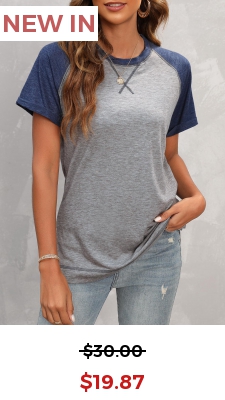 Grey Short Sleeve Round Neck Contrast T Shirt
