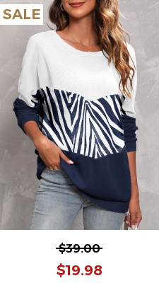 Navy Long Sleeve Round Neck Sweatshirt