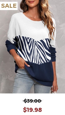 Navy Long Sleeve Round Neck Sweatshirt