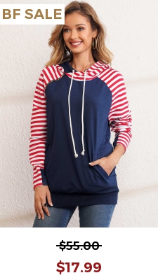 Drawstring Kangaroo Pocket Long Sleeve Hoodie