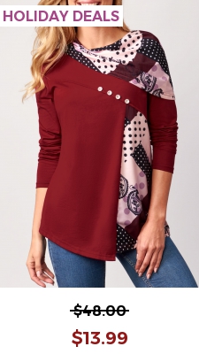 Wine Red Polka Dot Decorative Button Valentines T Shirt