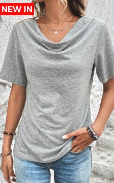 Light Grey Marl Short Sleeve T Shirt