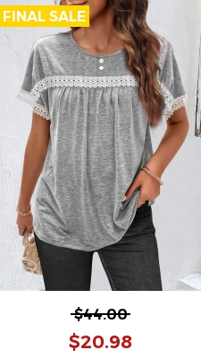 Light Grey Marl Ruched Short Sleeve T Shirt