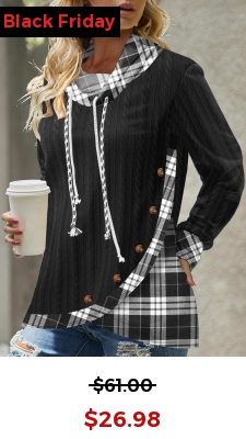 Black Asymmetric Hem Long Sleeve Sweatshirt