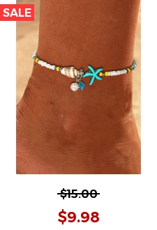 Yellow Color Alloy Detail Pearl Anklet