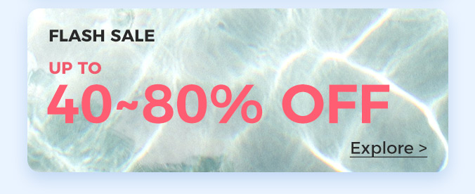 Don’t miss our exciting flash sale! Enjoy discounts ranging from 40% to 80% off on select items. This is your chance to snag fabulous styles at unbeatable prices, but hurry—these deals won’t last long!