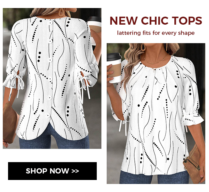 Discover our collection of chic tops designed for every shape and style! These flattering pieces are perfect for layering or wearing solo, making them versatile additions to your wardrobe.
